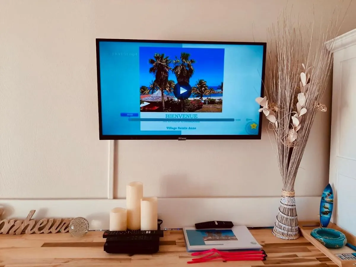 아파트 Studio Carambole Vue Mer - Piscines - Plages - Village Vacances Sainte Anne Guadeloupe 과달루프